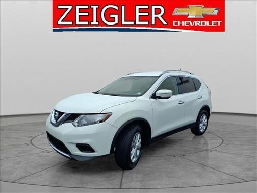 Moonlight White 2014 Nissan Rogue SV