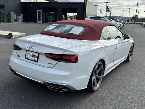 Arkona White/Black Roof 2024 Audi A5 Prestige 45 TFSI S line quattro S tronic