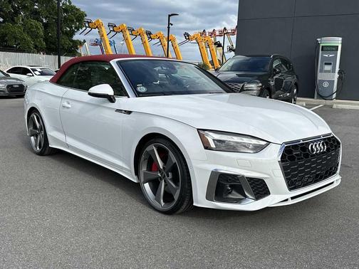 Arkona White/Black Roof 2024 Audi A5 Prestige 45 TFSI S line quattro S tronic