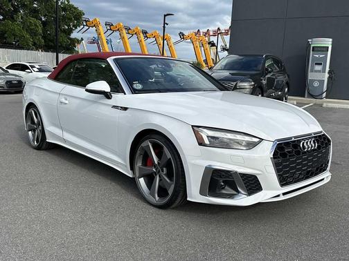 Arkona White/Black Roof 2024 Audi A5 Prestige 45 TFSI S line quattro S tronic