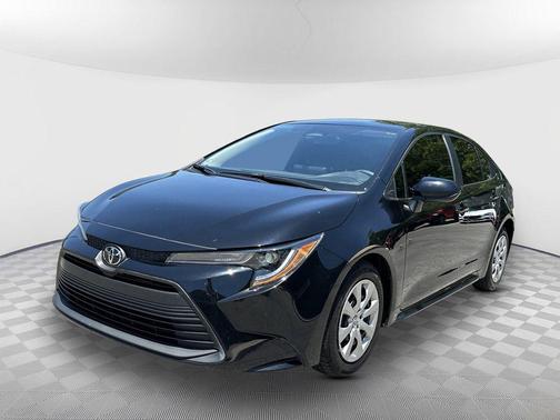 Midnight Black Metallic 2025 Toyota Corolla LE