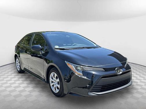 Midnight Black Metallic 2025 Toyota Corolla LE