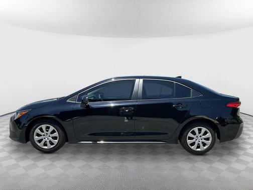 Midnight Black Metallic 2025 Toyota Corolla LE