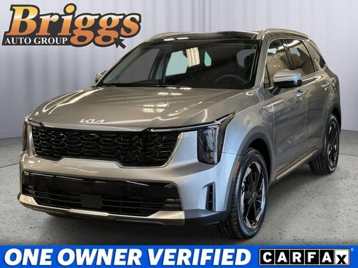 Steel Gray 2025 Kia Sorento Hybrid EX