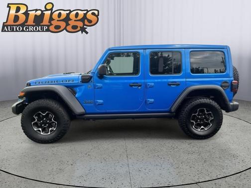 Hydro Blue Pearlcoat 2021 Jeep Wrangler Unlimited 4xe Rubicon