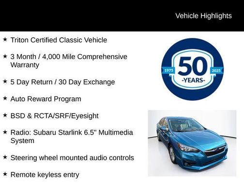 2017 Subaru Impreza 2.0i Premium