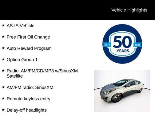 2015 Hyundai ELANTRA SE