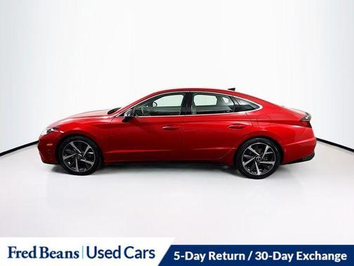 Calypso Red 2021 Hyundai SONATA SEL Plus