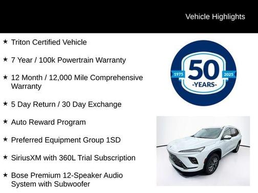 Summit White 2026 Buick Enclave Preferred