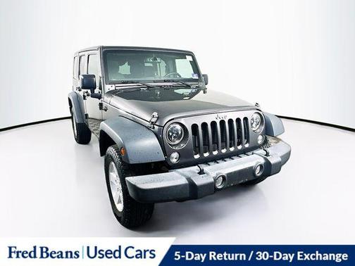 Granite Crystal Clearcoat Metallic 2017 Jeep Wrangler Unlimited Sport