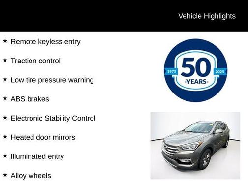 Mineral Gray 2017 Hyundai Santa Fe Sport 2.4L