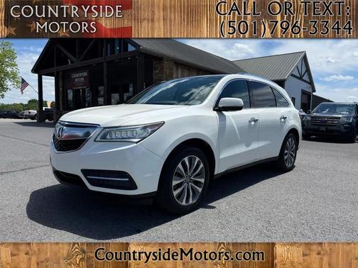 White Diamond Pearl 2016 Acura MDX 3.5L AcuraWatch Plus Package