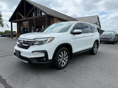 Platinum White Pearl 2020 Honda Pilot 2WD EX-L