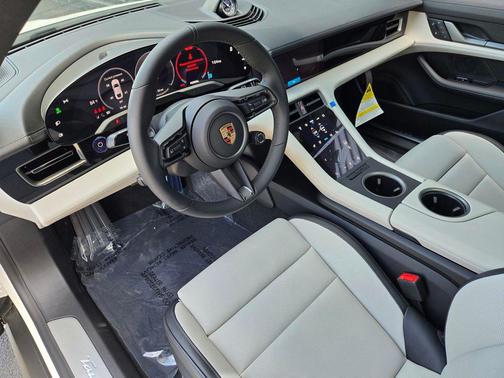 White 2025 Porsche Taycan