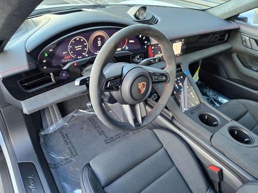 Gray Metallic 2026 Porsche Taycan GTS