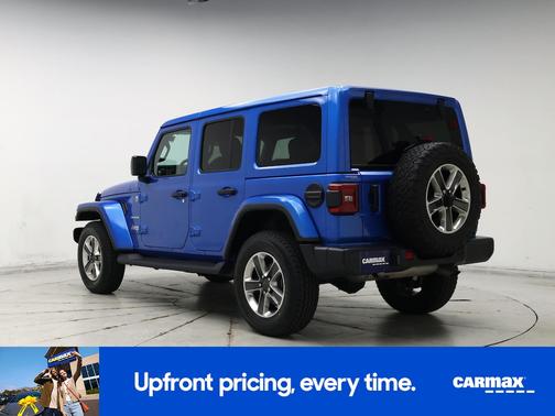 Blue 2022 Jeep Wrangler Unlimited Sahara