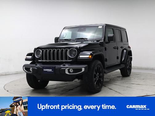 Black 2025 Jeep Wrangler 4xe Sahara