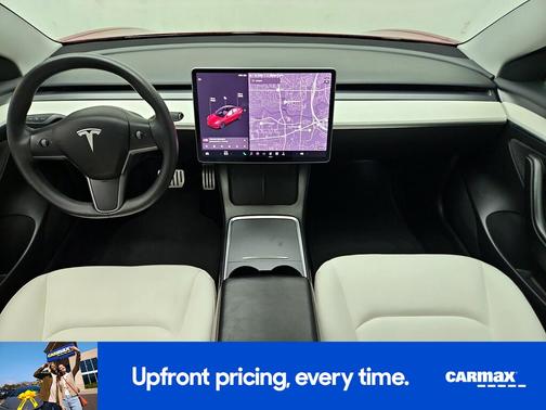 Red 2021 Tesla Model 3 Performance