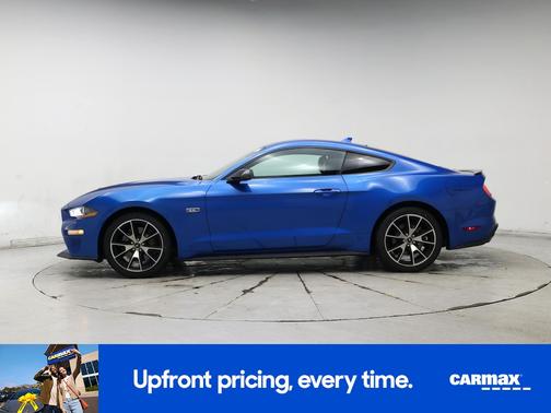 Blue 2020 Ford Mustang Ecoboost Premium