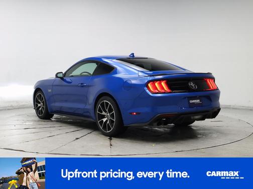 Blue 2020 Ford Mustang Ecoboost Premium