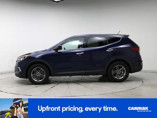 Blue 2018 Hyundai Santa Fe Sport