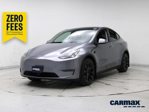 Silver 2025 Tesla Model Y Long Range