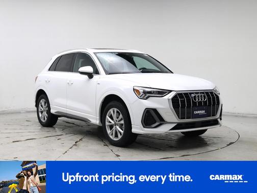 White 2024 Audi Q3 S-Line Premium