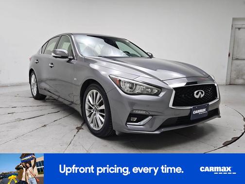 Gray 2018 INFINITI Q50 Luxe