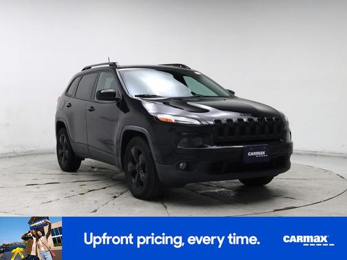Black 2016 Jeep Cherokee Altitude