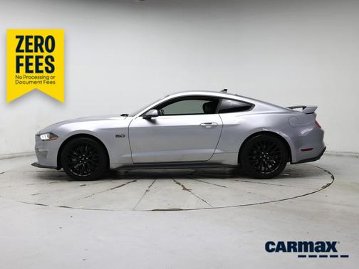 Silver 2021 Ford Mustang GT Premium
