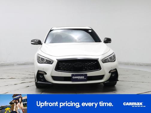 White 2019 INFINITI Q50 Red Sport 400