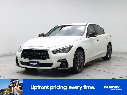 White 2019 INFINITI Q50 Red Sport 400
