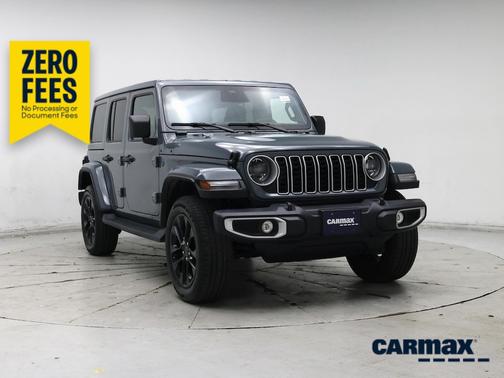 Blue 2025 Jeep Wrangler 4xe Sahara