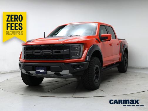 Orange 2022 Ford F-150 Raptor