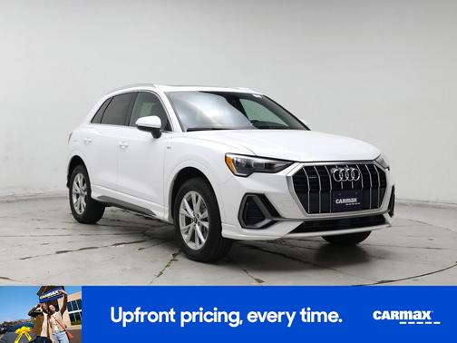 White 2022 Audi Q3 S-Line Premium