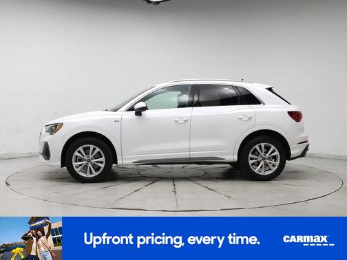 White 2022 Audi Q3 S-Line Premium