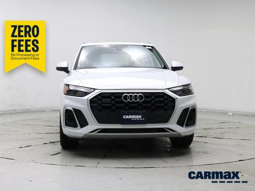 White 2022 Audi Q5 S-Line Premium