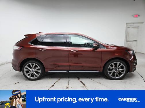 Orange 2016 Ford Edge Sport
