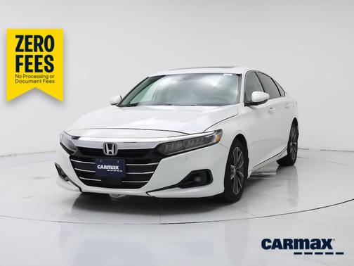 White 2021 Honda Accord EX-L