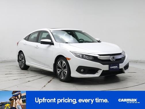 White 2017 Honda Civic EX-L
