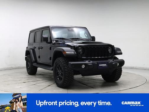 Black 2025 Jeep Wrangler 4xe Willy's