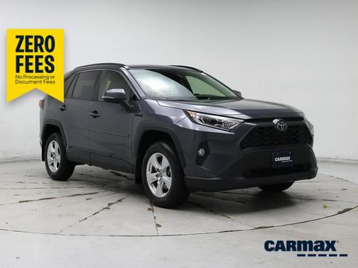 Gray 2021 Toyota RAV4 Hybrid XLE