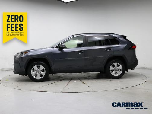 Gray 2021 Toyota RAV4 Hybrid XLE