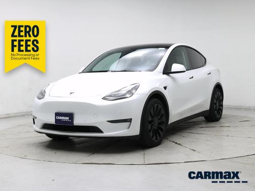 White 2021 Tesla Model Y Long Range
