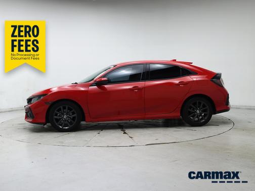 Red 2021 Honda Civic EX