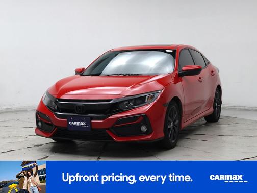 Red 2021 Honda Civic EX