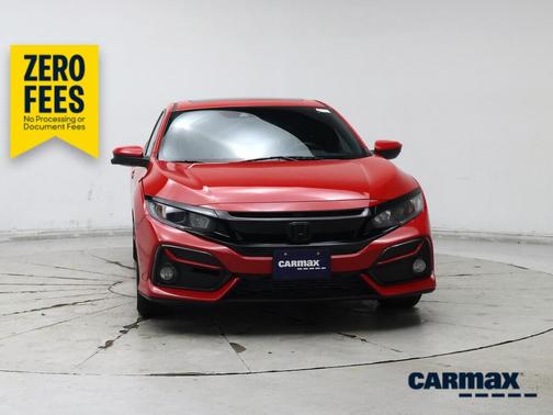 Red 2021 Honda Civic EX