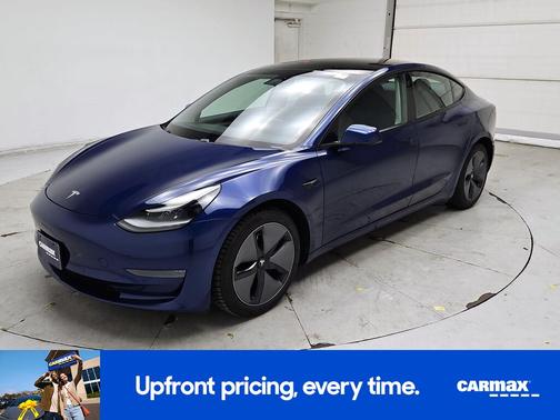 Blue 2021 Tesla Model 3 Standard Range Plus