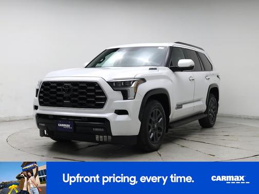 White 2025 Toyota Sequoia Platinum