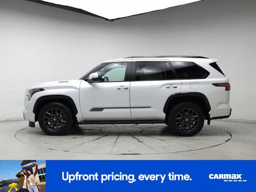 White 2025 Toyota Sequoia Platinum